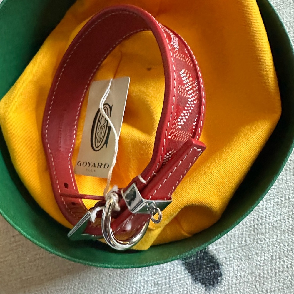 Goyard Red Dog Animal Collar Pet Accessories
